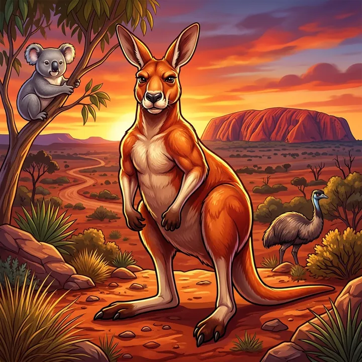 Big Red pokie artwork