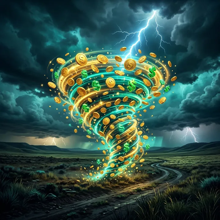 Dollar Storm pokie artwork