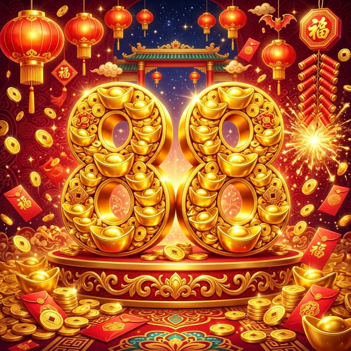 Lucky 88 pokie artwork